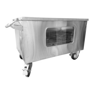 Caja China 25 Kilos Con Visor De Vidrio